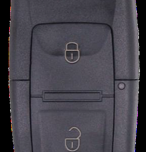 Carcasa volkswagen 2 botones con separacion en el medio led medio
