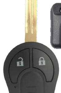 control llave fija nissan 2botones B1U751