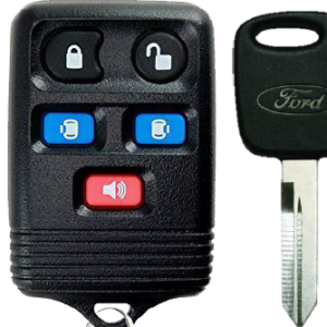 carcasa de Control remoto ford 5 botones cuadrado