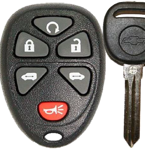 control remoto chevrolet gmc gm 6botones abrir cerrar panico cajuela puertas laterales 315mhz