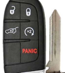 Carcasa 5 botones sin logo  abrir cerrar panico cajuela encendido  prox dodge chysler