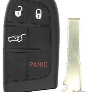 Carcasa 4 botones sin logo  abrir cerrar panico cajuela  prox dodge chysler