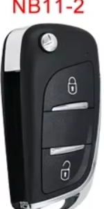control keydiy nb bolsa roja con chip tipo  2 botones toyota