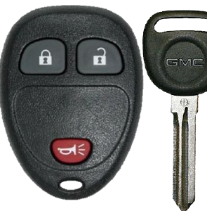 carcasa control remoto chevrolet gmc gm 3botones abrir cerrar panico 315mhz