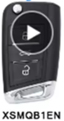 control xhorse universal proximidad bolsa naranja tipo volkswagen MKB 3 botones con navaja