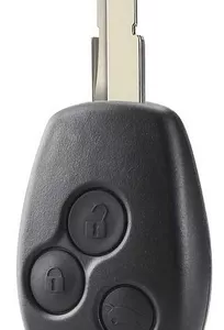 Carcasa Renault 3 botones fija sin logo ranura punta