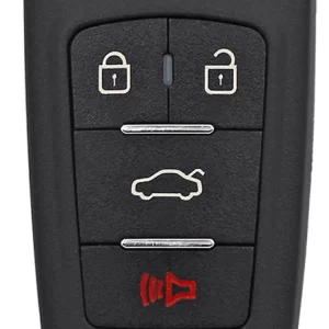 control keydiy nb bolsa roja con chip tipo chevrolet 4 botones