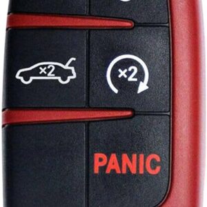Carcasa roja sin logo 5 botones proximidad