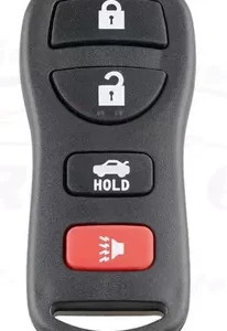 carcasa control remoto nissan 4 botones stu15   315mhz