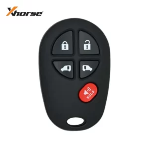 control remoto xhorse universal sin chip tipo honda 5 botones bolsa roja puertas laterales