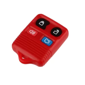 carcasa de Control remoto ford 4 botones cuadrado color rojo